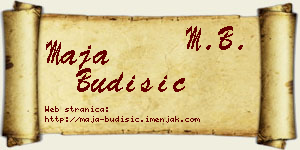 Maja Budišić vizit kartica
